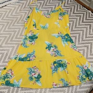 Floral Yellow Dress